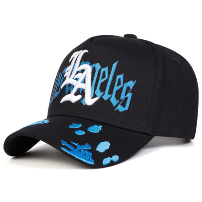 Unisex Gothic LA Los Angeles Embroidery Casual Baseball Cap