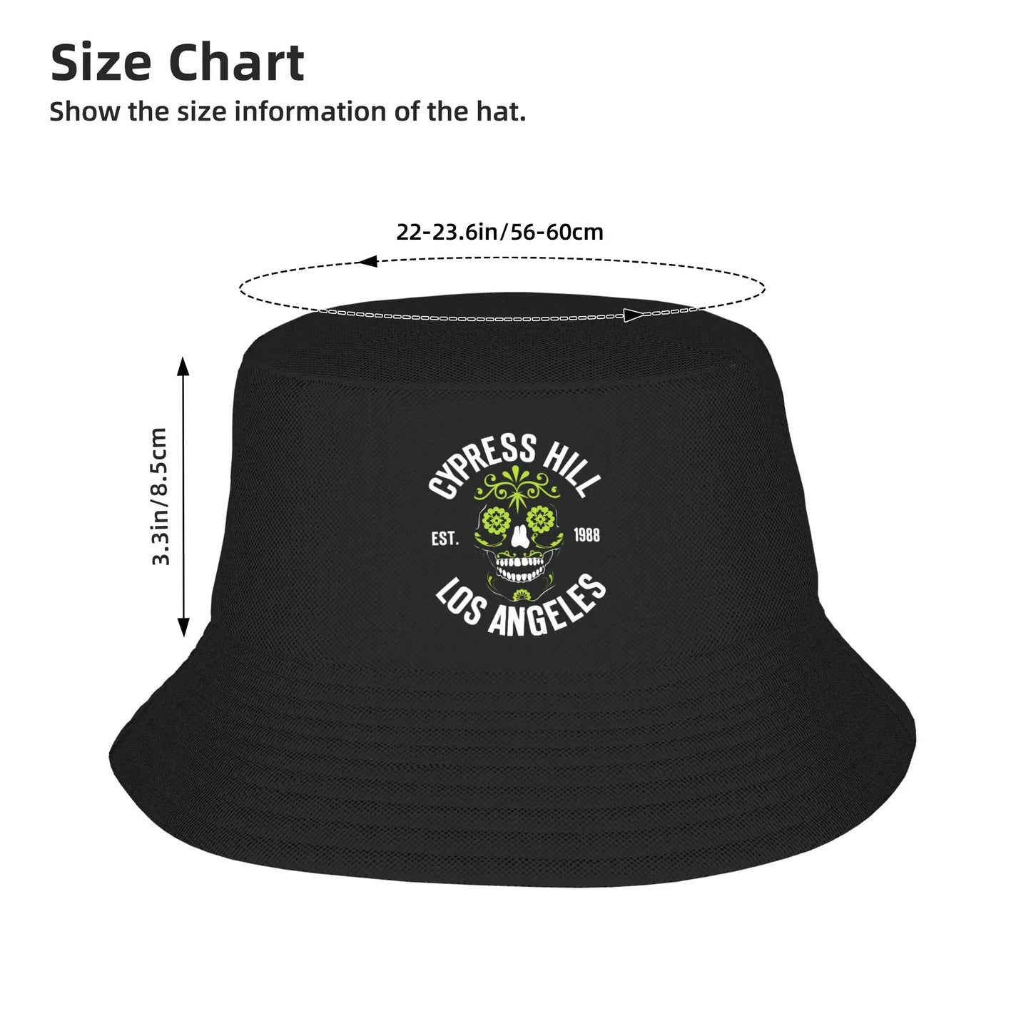 Cypress Hill Band Hawaii Graphic Bucket Hat