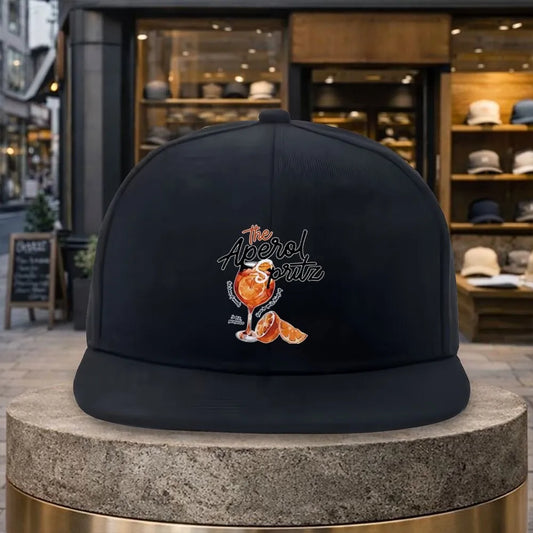 Aperol Spritz Cocktail Print Snapback Cap
