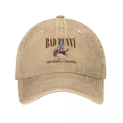 Bad Bunny 2024 Tour Nadie Sabe Retro Baseball Cap