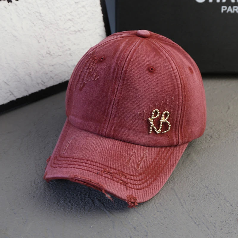 Korean Luxury Washed Baseball Cap