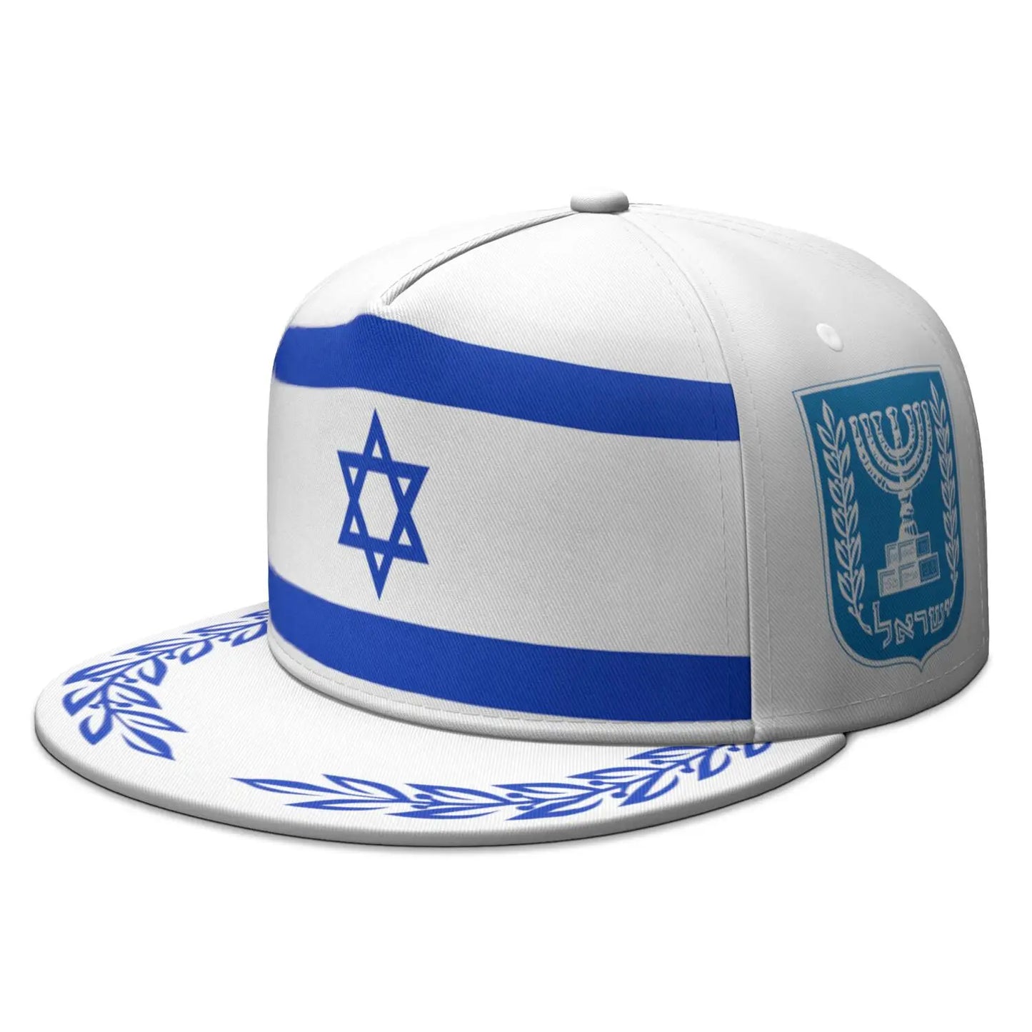 Israel Flag Custom Name Snapback Cap