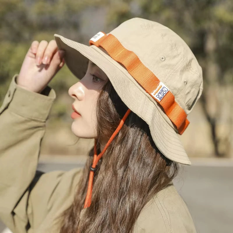 Japanese Wide Brim Sunshade Bucket Hat