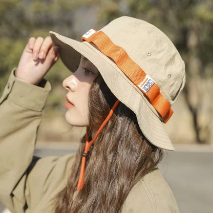 Japanese Wide Brim Sunshade Bucket Hat