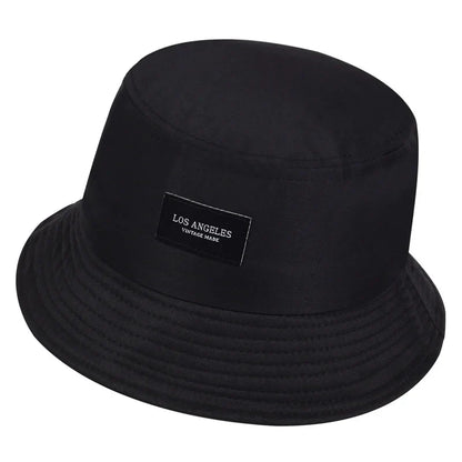 Los Angeles Bucket Hat Letter Embroidered Hip Hop