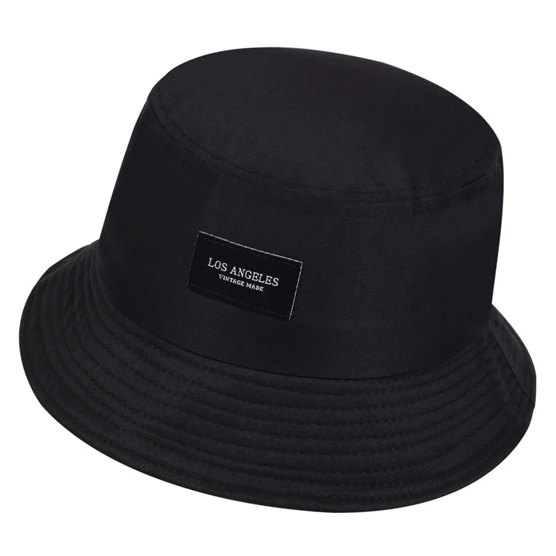 Bucket Hat Letter Embroidered Hip Hop