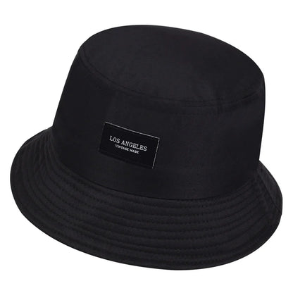 Bucket Hat Letter Embroidered Hip Hop