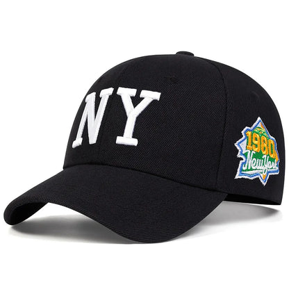 NY Letter Embroidery Baseball Cap