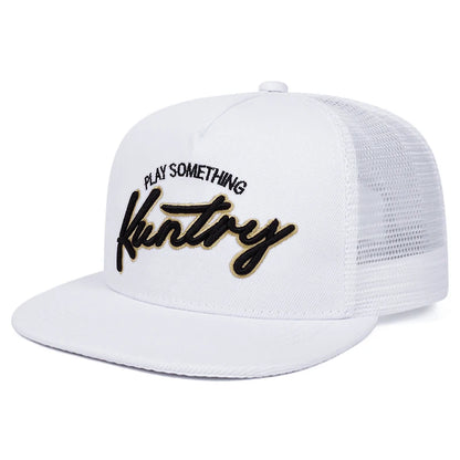 Creative Letter Embroidery Street Snapback Cap