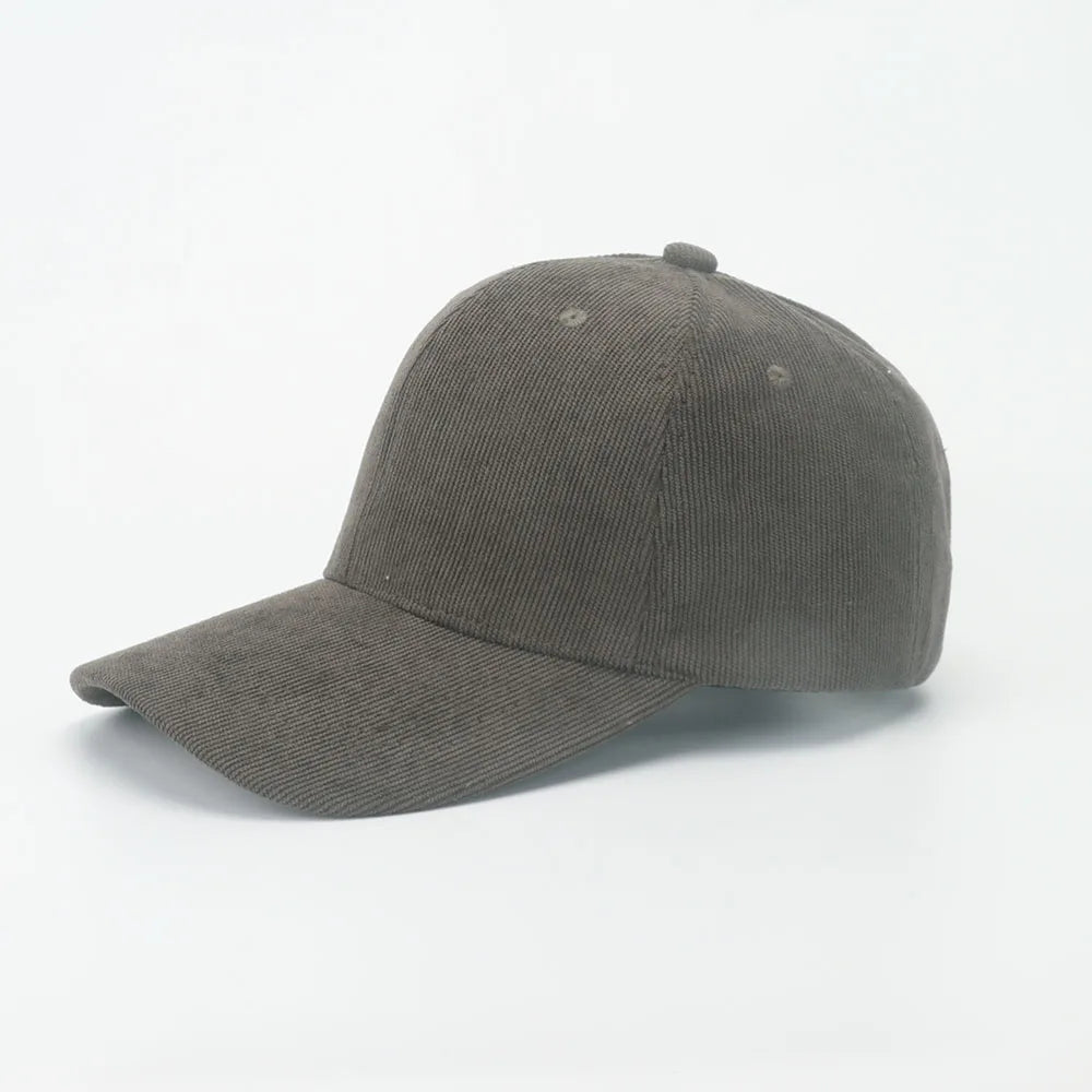 Retro Corduroy Casual Warm Baseball Cap