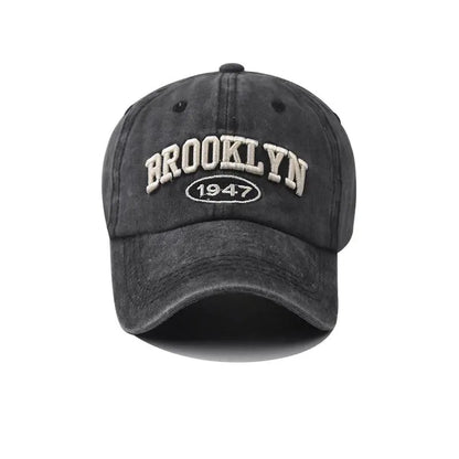 Brooklyn Embroidered Korean Hip Hop Baseball Cap