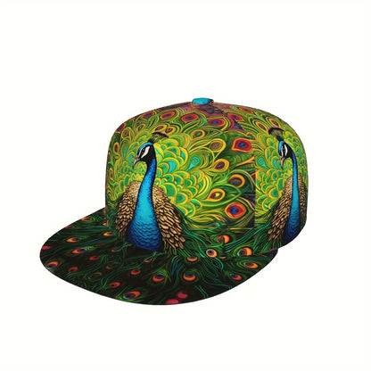 Peacock Design Breathable Adjustable Baseball Cap