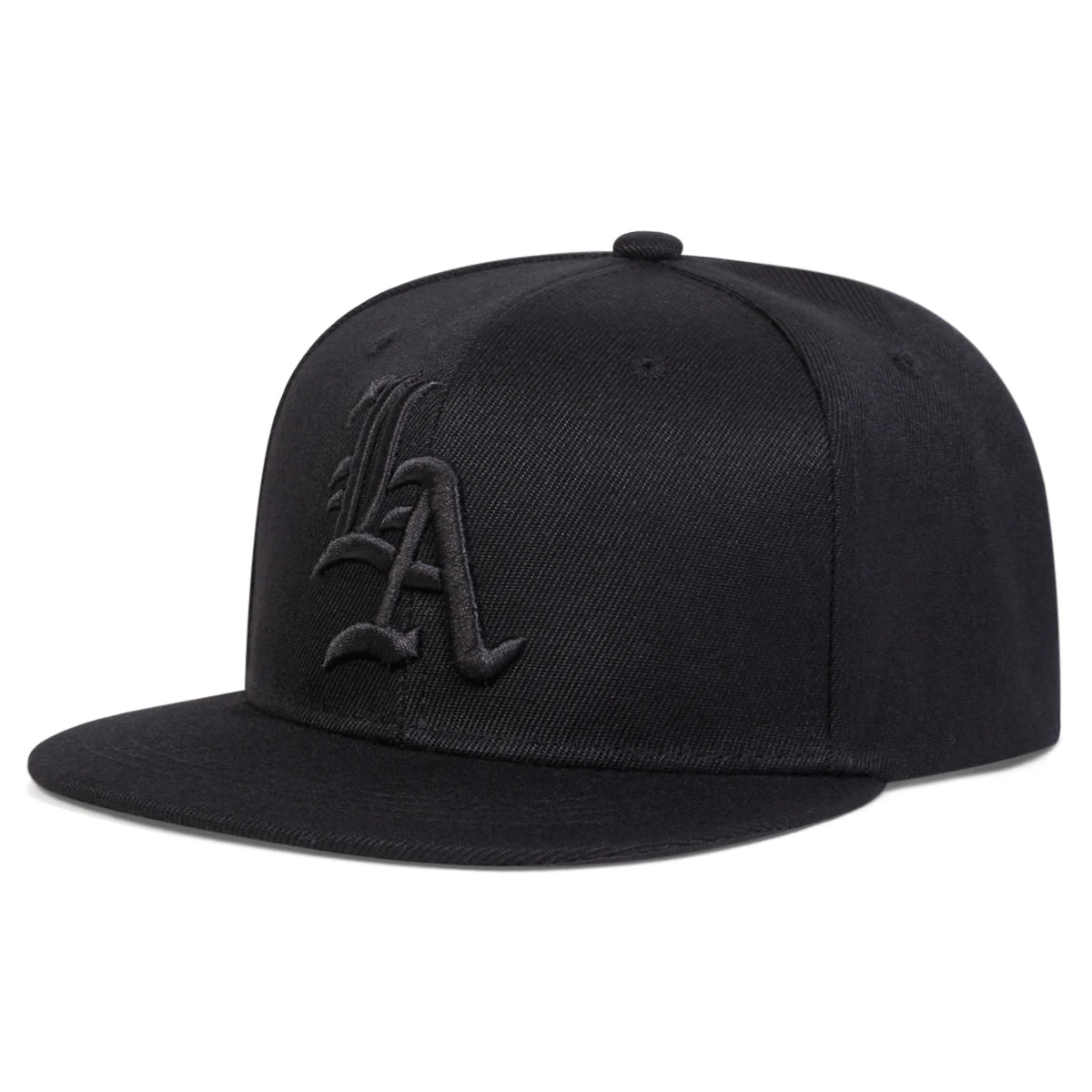 Unisex Gothic Letter Embroidery Snapback Cap