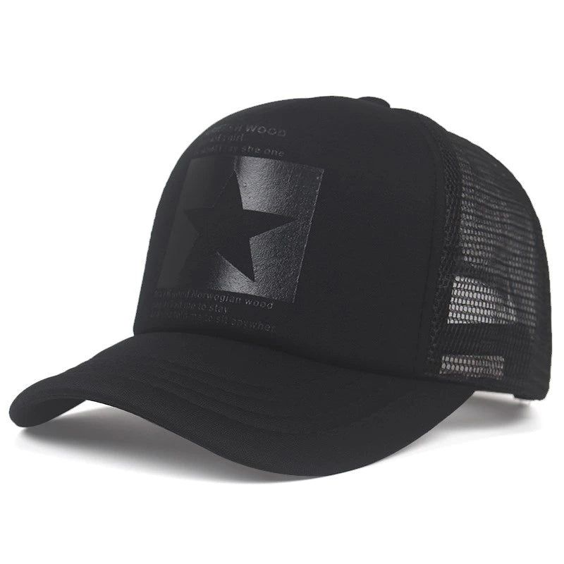 Pentagram Mesh Street Dance Baseball Cap