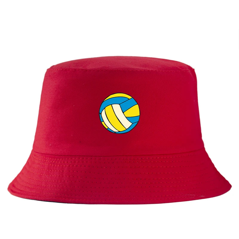 Volleyball Pattern Reversible Sports Bucket Hat