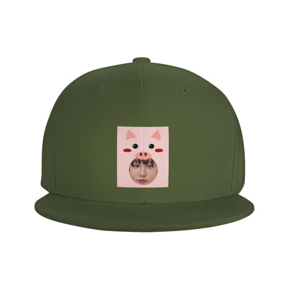 Dwaekki Changbin Kpop Character Casual Snapback Cap