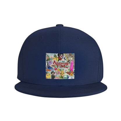 Adventure Time Cartoon Print Casual Snapback Cap