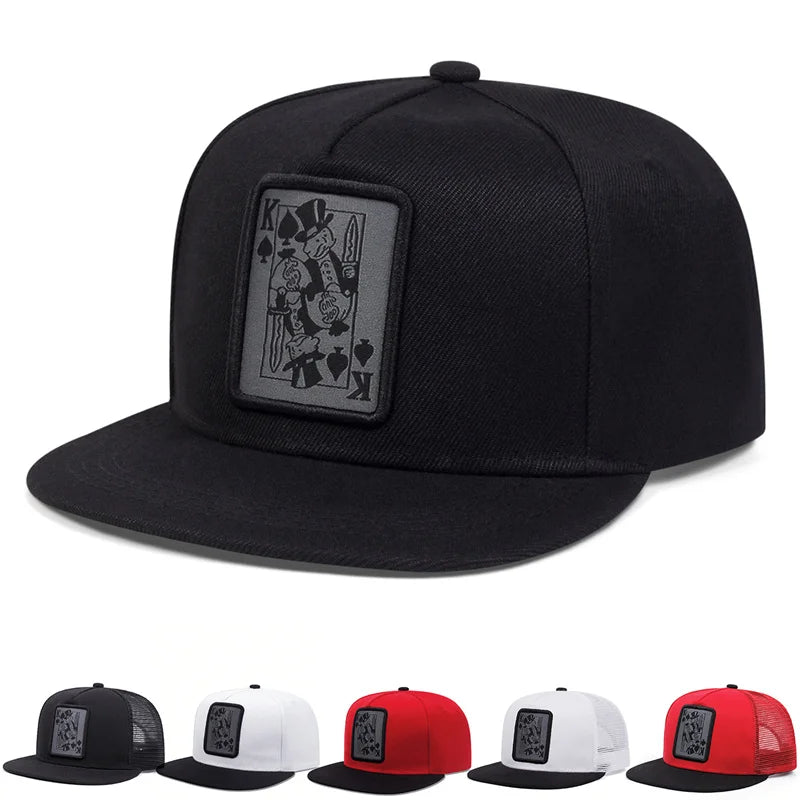 Playing Card Snapback Cap