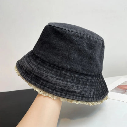 Denim Cotton Unisex Summer Bucket Hat