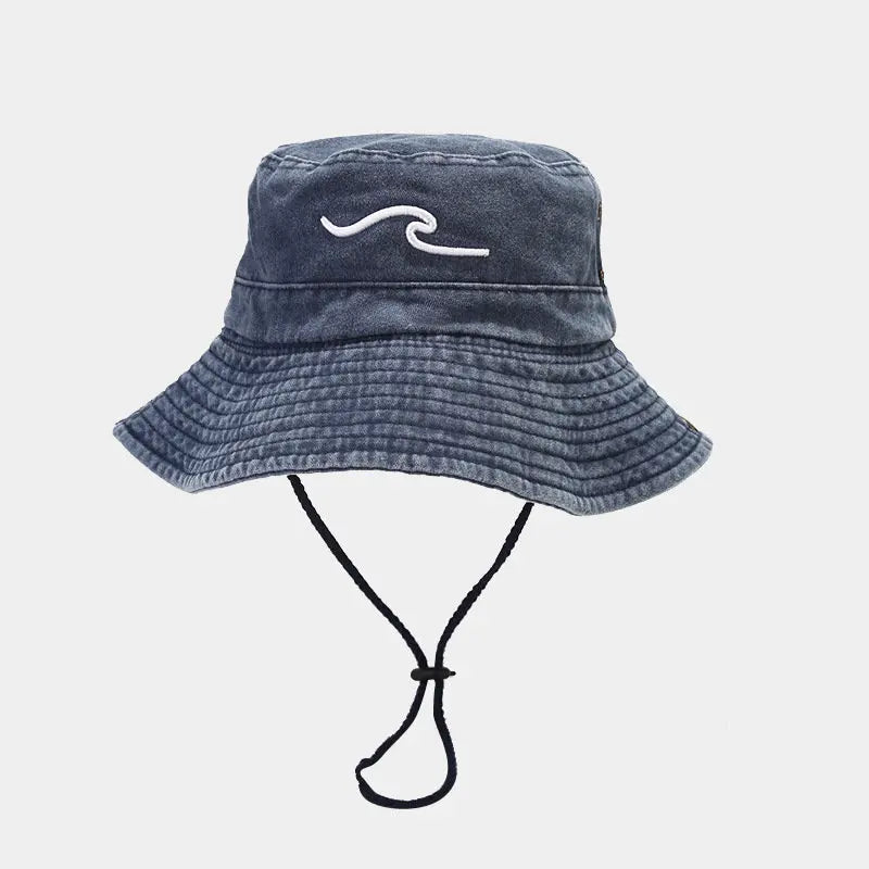 Cotton Embroidered Pattern Bucket Hat