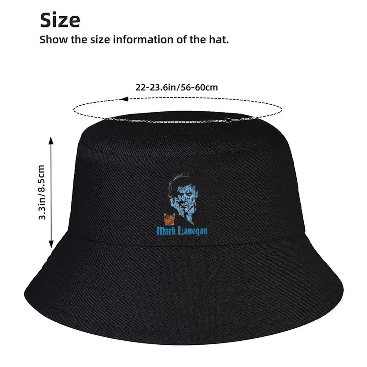 Mark Lanegan Music Artist Tribute Bucket Hat