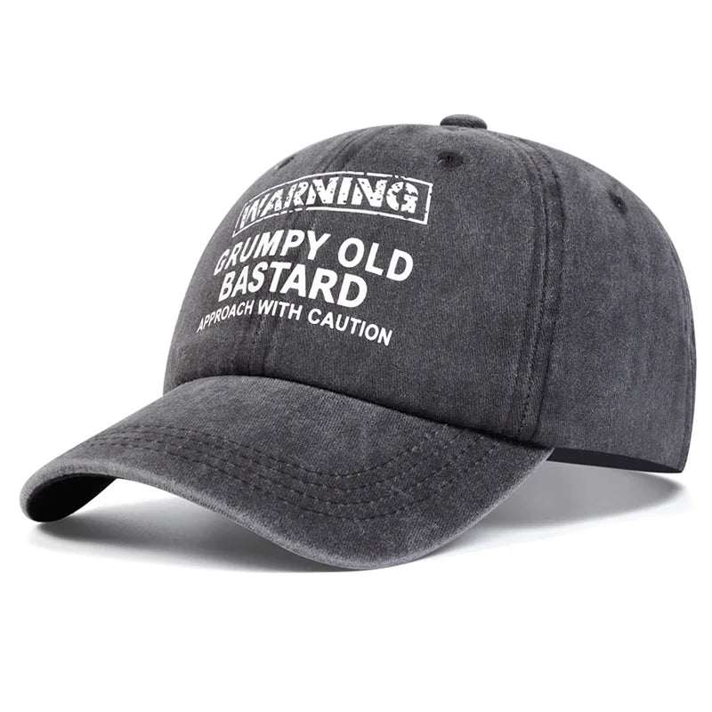 Letter Printed Adjustable Duckbill Baseball Hat