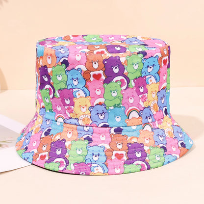 Teddy Bear Printed Fashion Sun Bucket Hat
