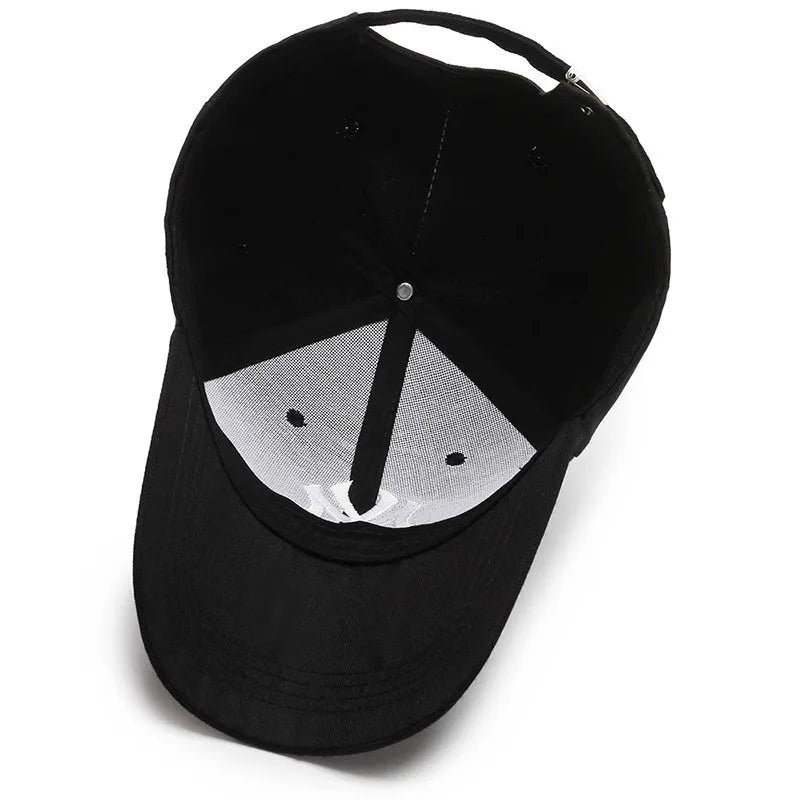 MY Letter Embroidered Unisex Snapback Cap