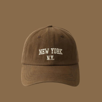 Retro Letters Cotton Ponytail Baseball Cap