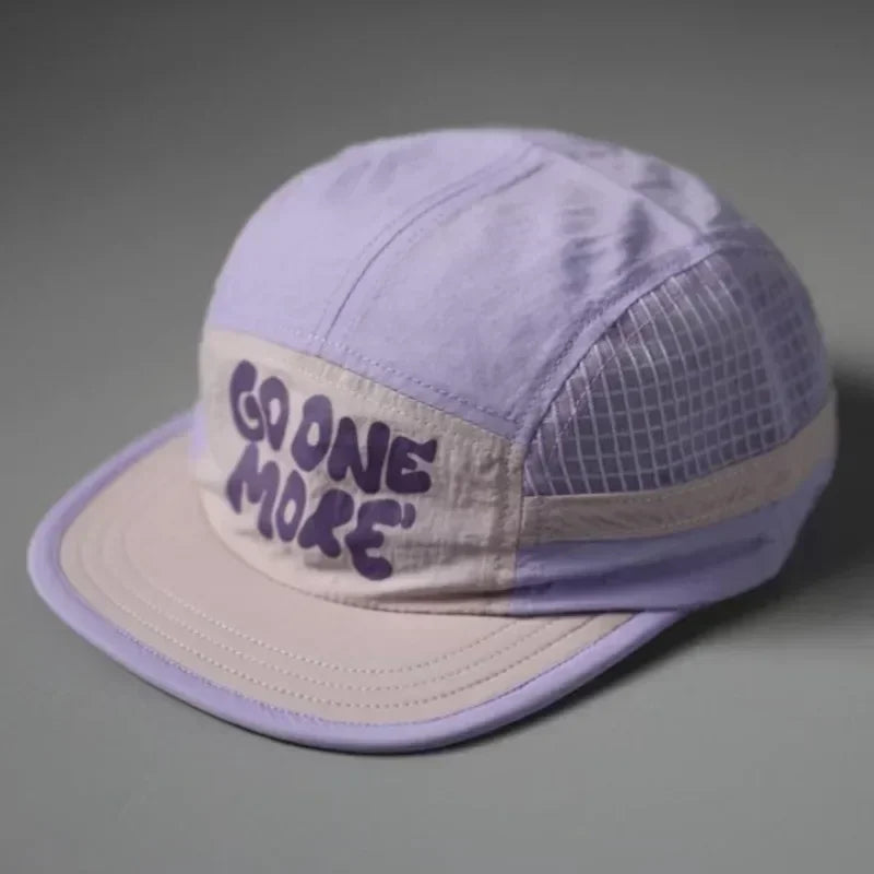 Summer Contrasting Color Quick Dry Mesh Snapback Cap