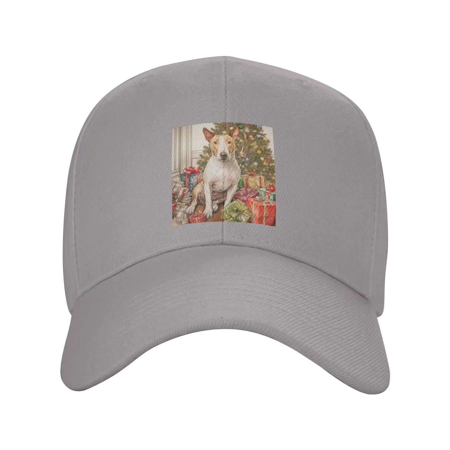 Christmas Staffordshire Bull Terrier Baseball Cap