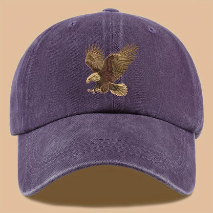 Eagle Print Adjustable Outdoor Vacation Baseball Cap