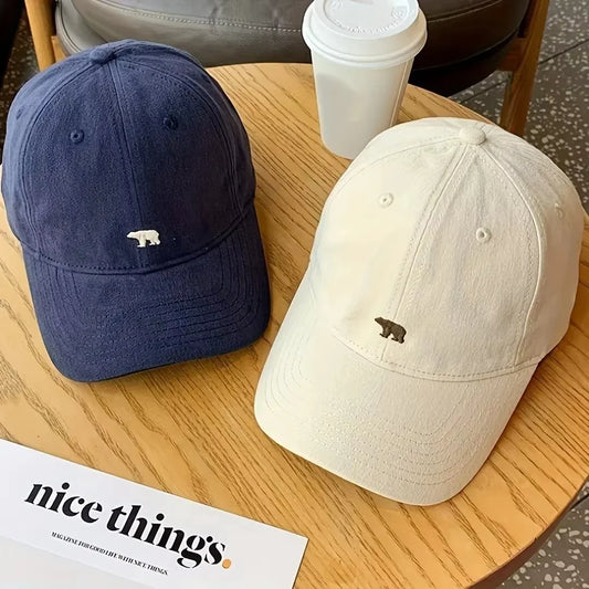 Polar Bear Embroidered Baseball Hats