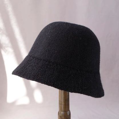 Simple Wool Women’s Winter Bucket Hat