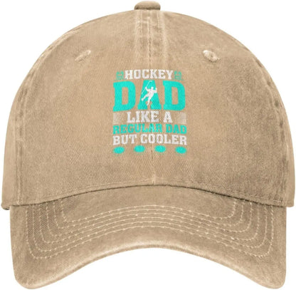 Hockey Dad Like Regular Dad But Cooler Baseball Cap