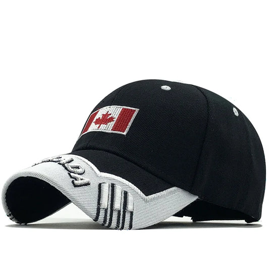Canada Embroidered Contrast Snapback Baseball Hat