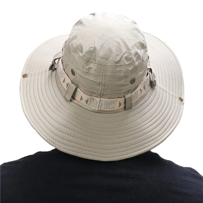 Waterproof Wide Brim Bucket Hat