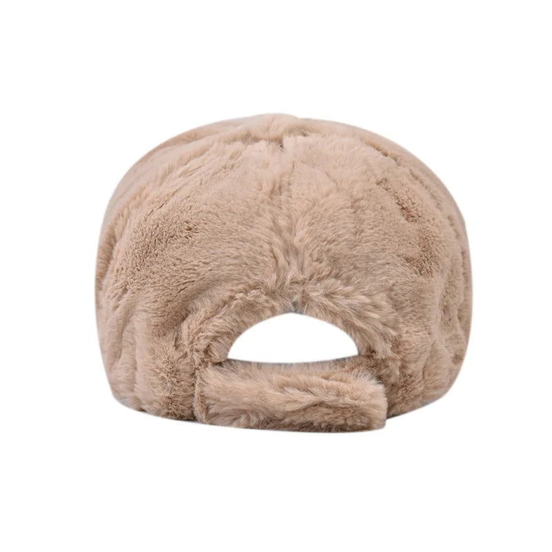 Faux Wool Winter Warm Beanie Cap