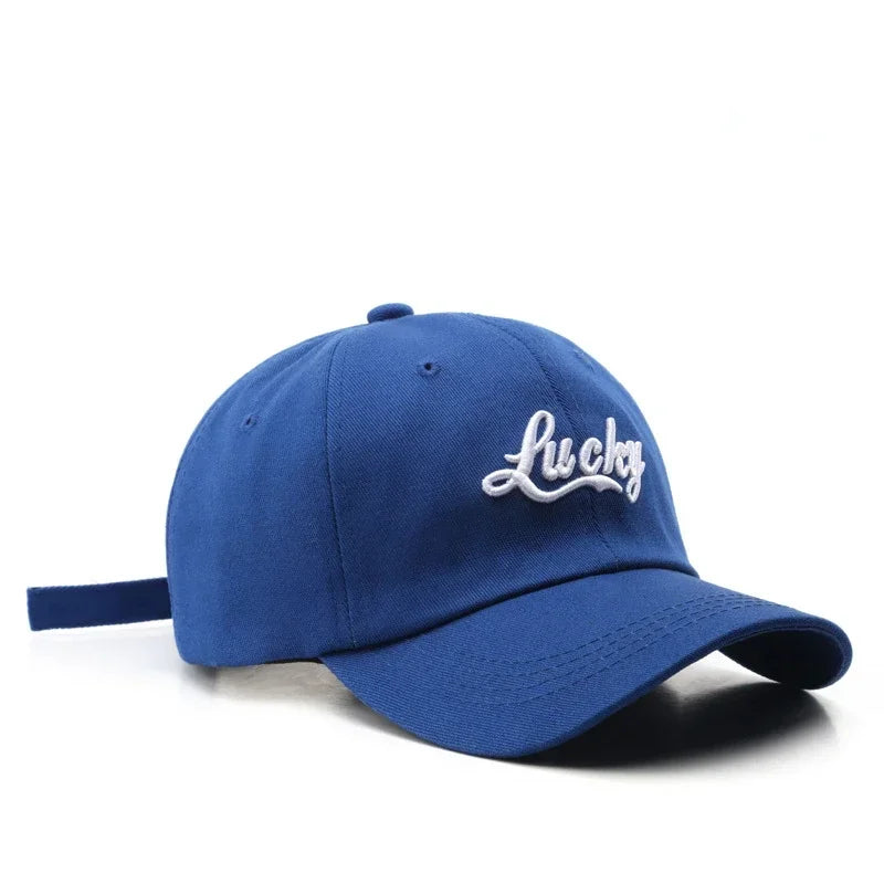 Lucky Embroidery Casual Baseball Cap