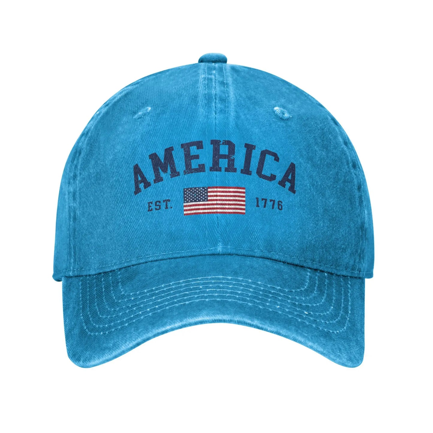 American Flag USA 4th Of July Baseball Cap
