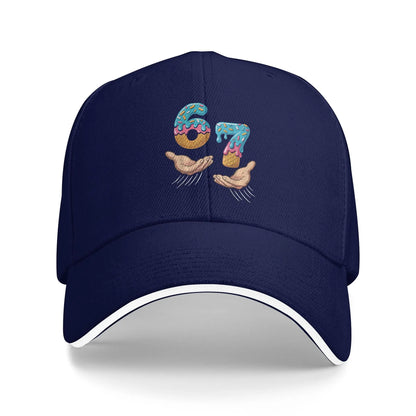 Six Seven Ice Cream Hands Meme Baseball Cap