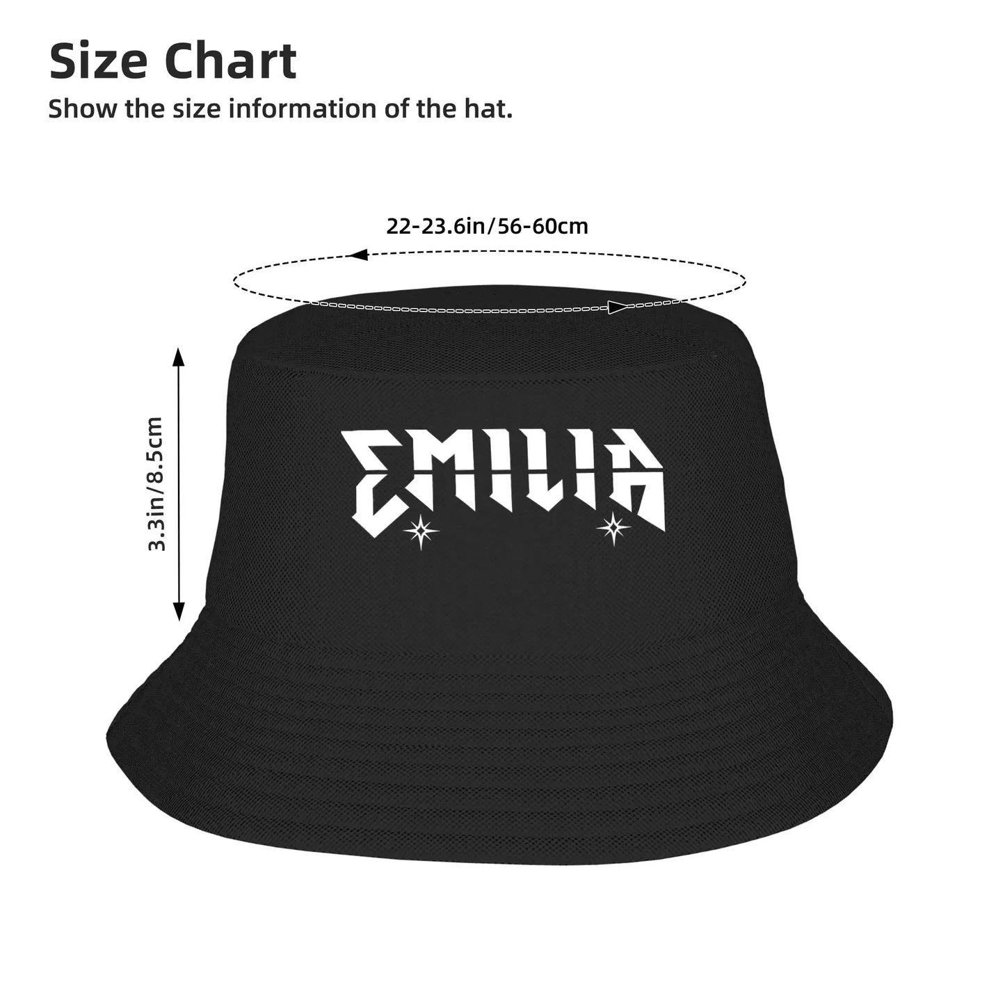 Emilia Mernes Famous Spanish Beach Travel Sunscreen Bucket Hat