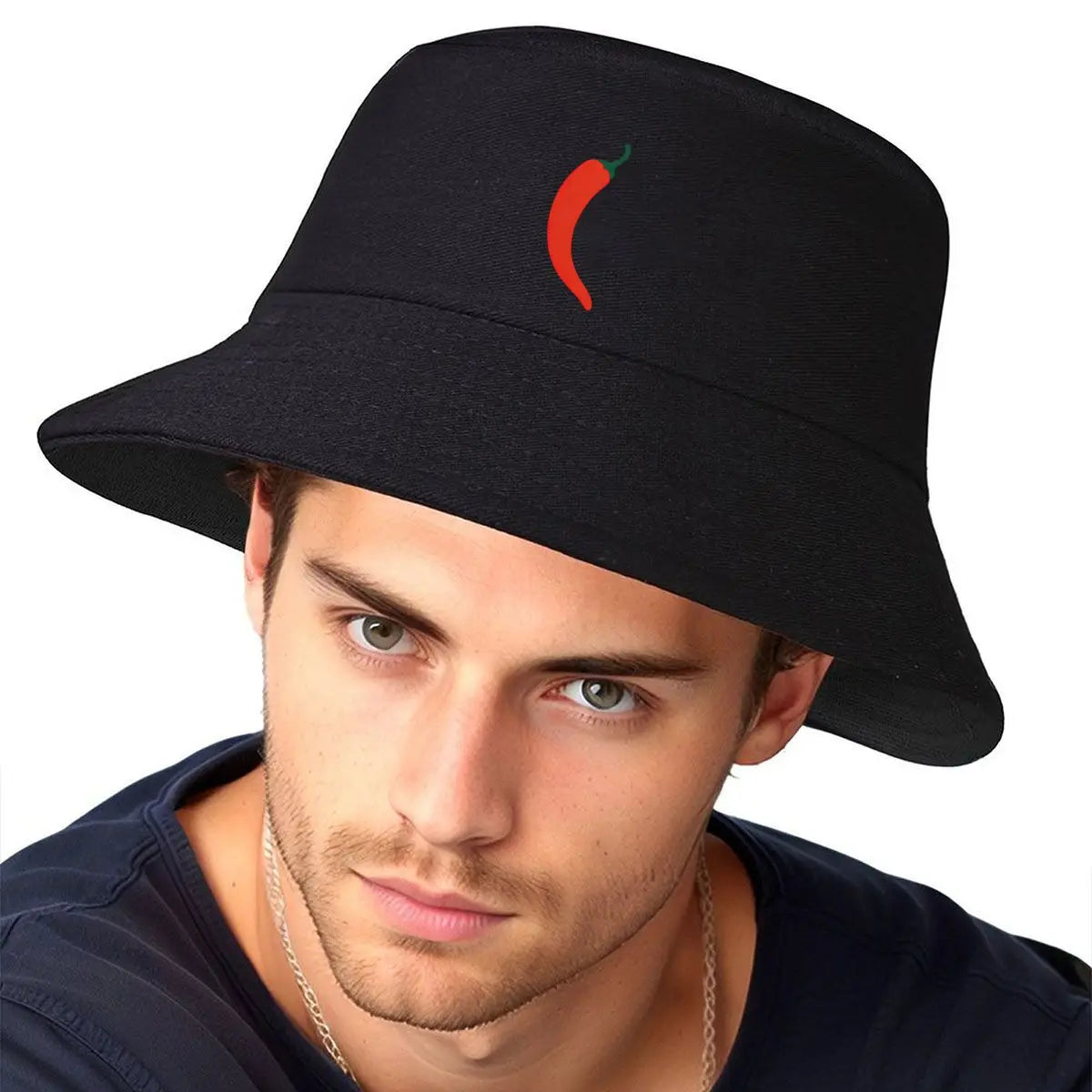 Chili Pepper Graphic Winter Fisherman Bucket Hat