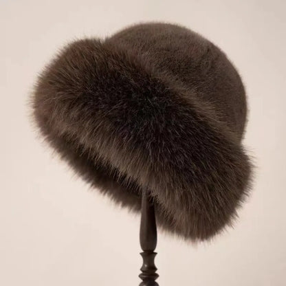 Warm Plush Winter Outdoor Bucket Hat