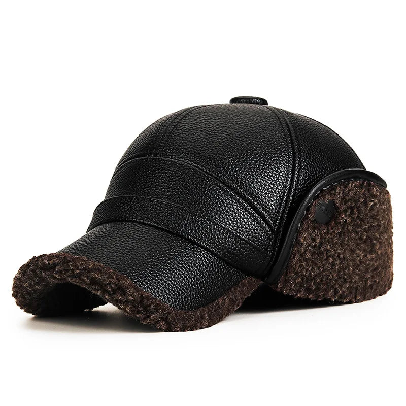 Men's Fur Hat with Ear Protection