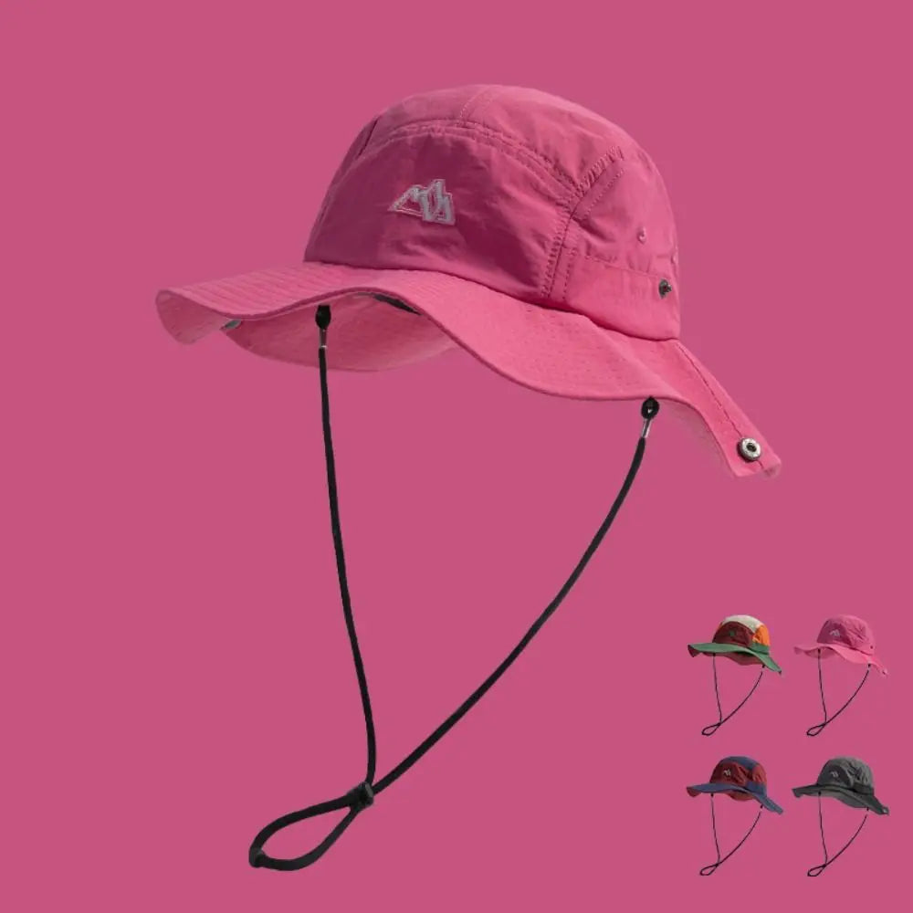 Color Block Quick-Dry Breathable Bucket Hat