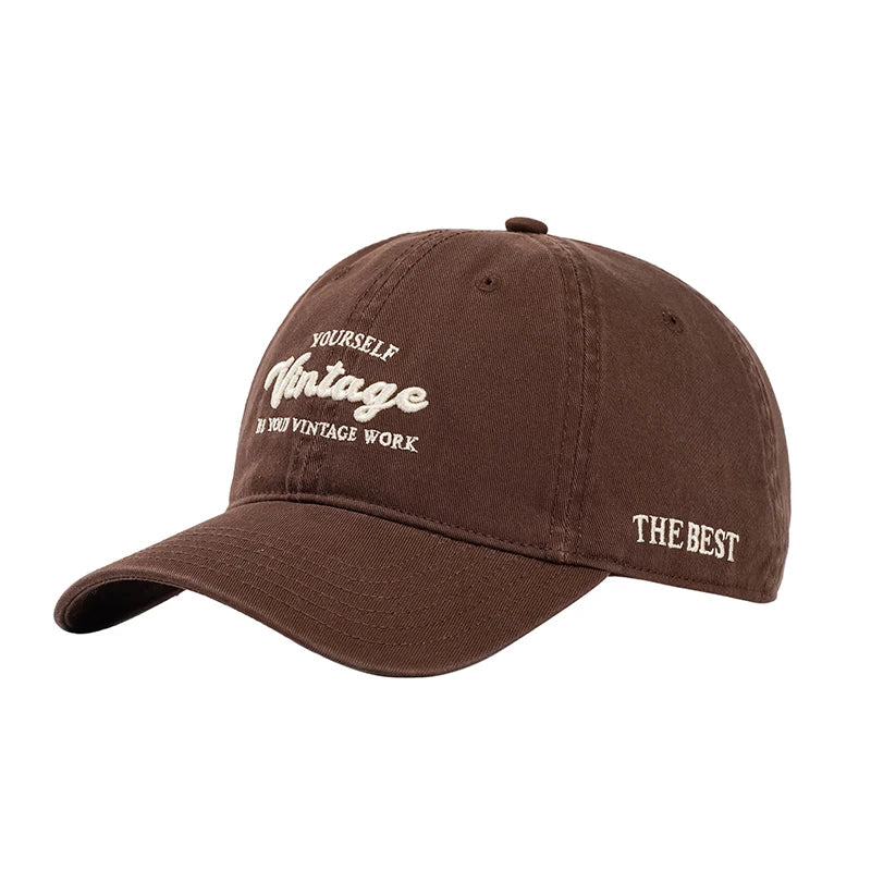RICYGVM Letter Embroidery Cotton Baseball Cap