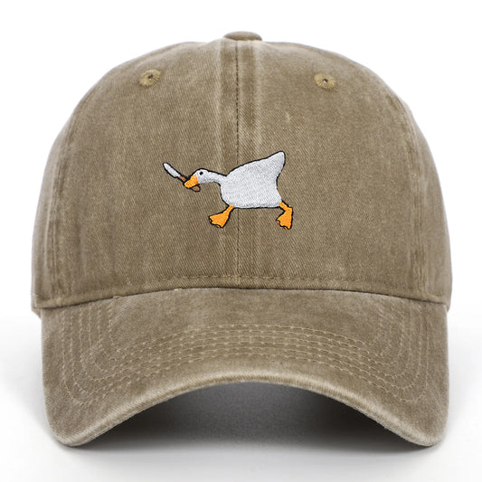 Unisex Urban Goose Embroidered Cap