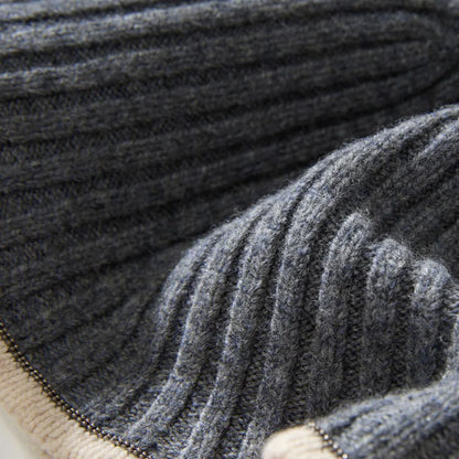 Knitted Wool Buckle Bucket Hat