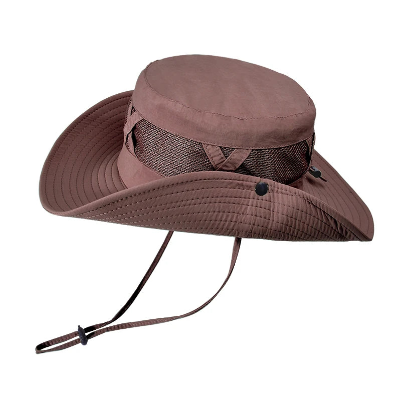 Breathable Nylon Big Eaves Bucket Hat